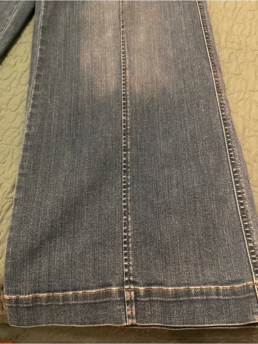 Spanx Wide Leg Women's Jeans in Faded Blue size L - Picture 3 of 6